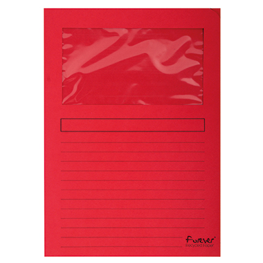 Sichtmappe Exaclair 50255E A4 rot 