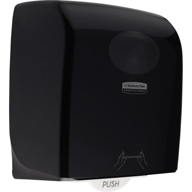 Rollenhandtuchspender Aquarius 7376 sw schwarz, passend dazu Artikel 5050822
