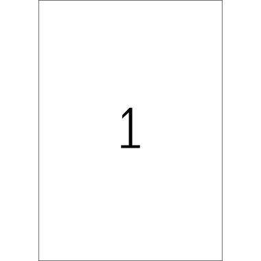 Etikett Herma 4428 210,0x297,0mm weiß Inkjet-, Laser- U. Kopier