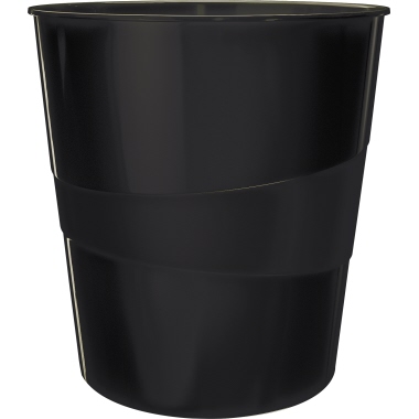 Papierkorb Leitz WOW 5278 15l schwarz 