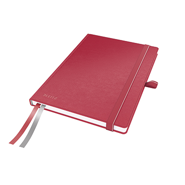 Notizbuch Leitz Complete A5 kariert rot 