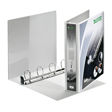 Ringbuch Leitz 4203 40mm A4 4Ring weiß Rückenbreite 69mm