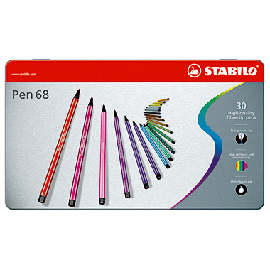 Faserschreiber Stabilo 68 30er Etui sortiert
