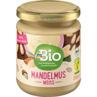Mandelmus dmBio weiß 250g