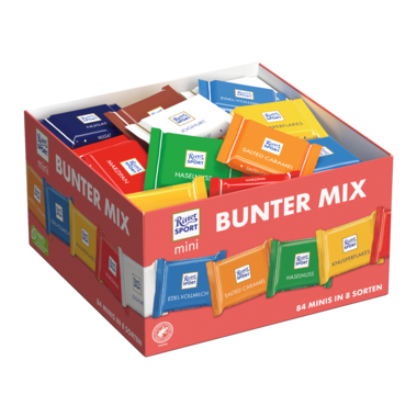 Ritter Sport Mini Bunter Mix sortiert 84 Stück