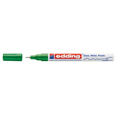 Lackmarker Edding 780 CR 0,8mm grün Eativ Bereich, Anwendungsbereich Auf Dem