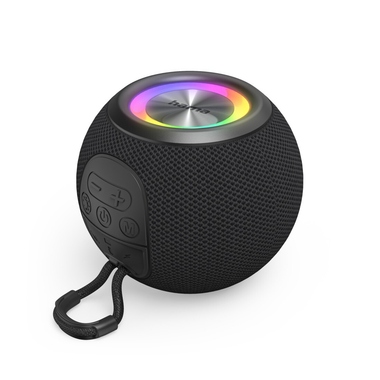 Bluetooth-Lautsprecher Hama 188237 sw Ball Shape Speaker, 5 Licht-Modi, 5W