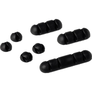 Kabelclip DURABLE 504137 MIX graphit 