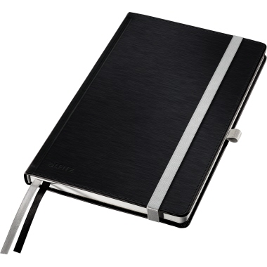 Notizbuch Leitz Style HC A5 lin.satin sw 