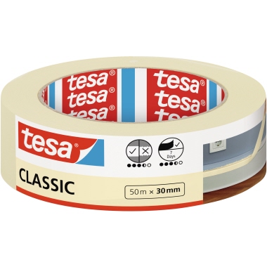 Kreppband Tesa 52805 50mx30mm classic 