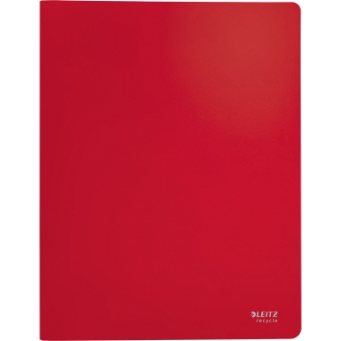 Sichtbuch Leitz 4677 A4 PP rot 40 Hüllen, Recycle