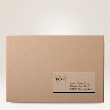 Etikett Avery Zweckform L7567-25 210x297mm transparent 25 St.