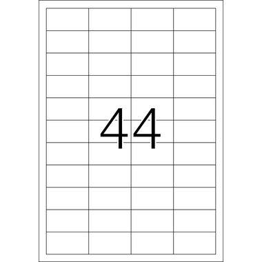 Etikett Herma 4272 48,3x25,4mm weiß 