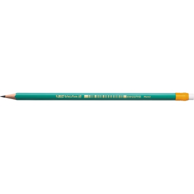 Bleistift BIC Ecolutions 8803323 HB m.R. mit Radierer, 655, aus 50% Recy