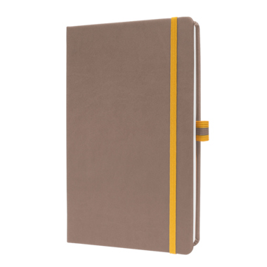 Notizbuch SIGEL LS102 A5 kariert braun Linescape, 176 Seiten, Hardcover