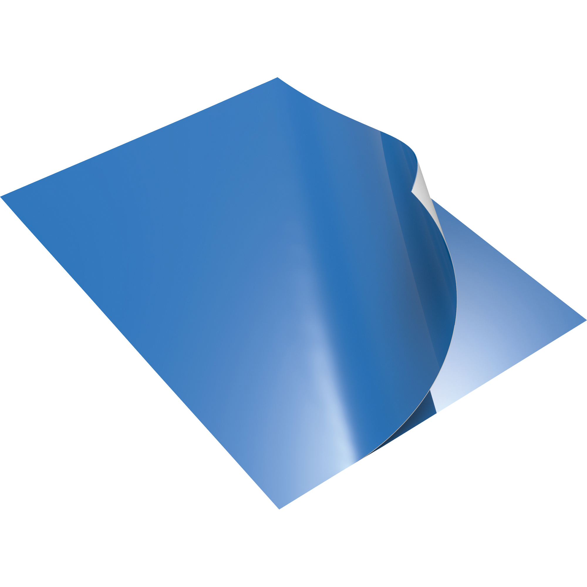 Deckblatt Hochglanzkarton 250g A4 blau 