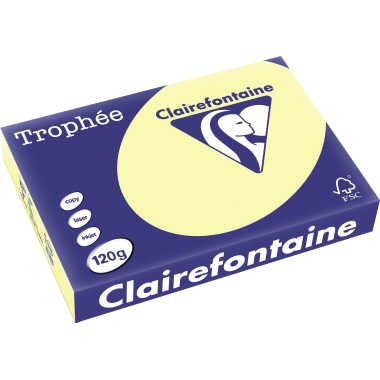 Kopierpapier Clairefontaine 1248C A4 120g gelb 250 Blatt