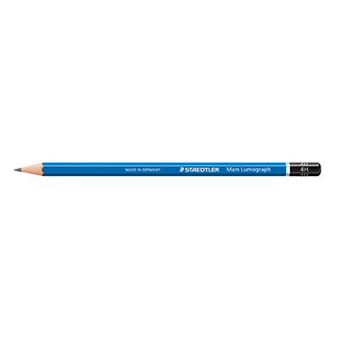 Bleistift Staedtler Mars Lumograph 4H blau sechskant