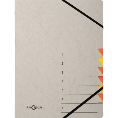 Ordnungsmappe Pagna 44307 A4 7F. orange Easy Grey