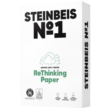Kopierp. Steinbeis No.1 A4 80g recycling ClassicWhite, Cie 55er Weiße