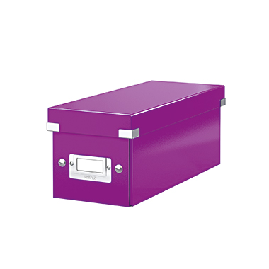 CD-Ablagebox Leitz 6041 violett Click & Store