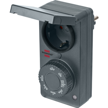 Zeitschaltuhr Brennenstuhl grau DDT IP44 1506120