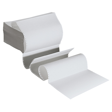 Tabellierp. 12"x375mm 1fach 60g 1/6 Grün