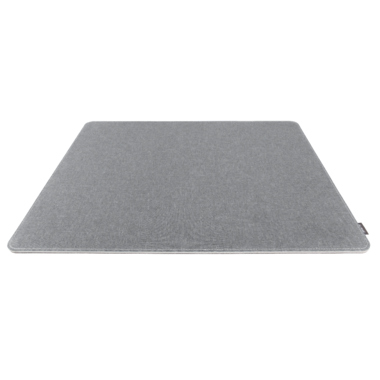 Schreibunterlage SIGEL hellgr/schw 600x450mm, recycl.PET,Naht weiß