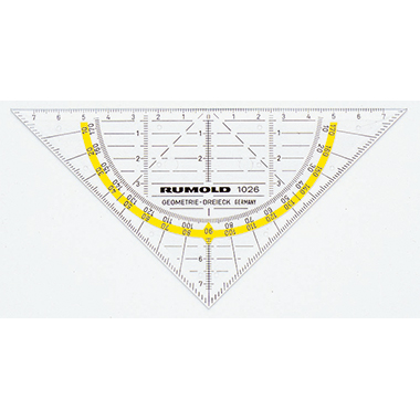 Geodreieck Rumold 1026 160mm 