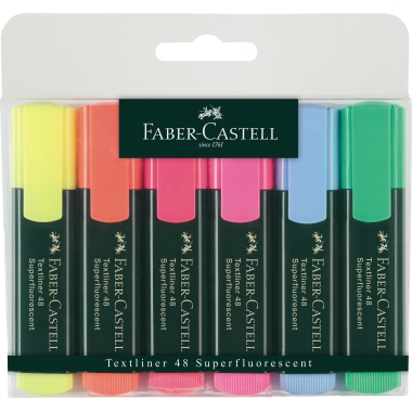 Textmarker Castell 1548 6er Etui  Textmarker Castell 1548 6er Etui