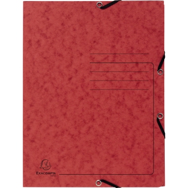Jurismappe Exacompta 55405E A4 rot Mit Gummizug