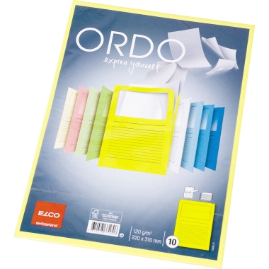 Sichtmappe Elco Ordo A4 gelb 