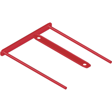 Archivclip Fellowes BBD-Clip rot 100 ST 