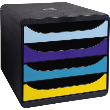 Schubladenbox Exca. 3104202D 4F Bee Blue, Big Box