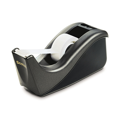 Tischabroller Scotch C60-BK grau/schwarz, gefüllt
