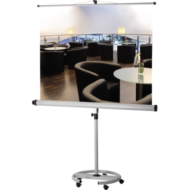 Stativleinwand Franken XFSL18 180x180cm mobil