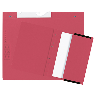 Pendelh. L. m.T. actus Pendel rot -Hefter m Tasche und Linksheftung