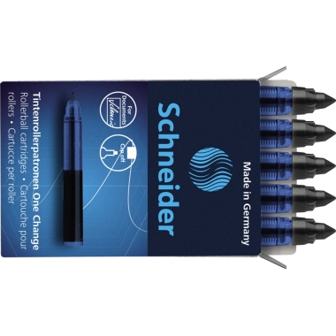Tintenrollermine Schneider One Change sw Schwarz Schwarz, Dokumentenecht