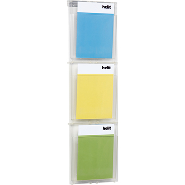 Wandprospekthalter Helit 3er Set 