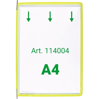 Sichttafel Tarifold 114004 A4 gelb 