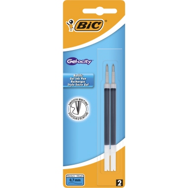 Gelmine BIC 862228 schwarz 2er Blister 