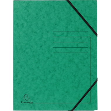 Eckspanner Exacompta 555413E A4 grün 