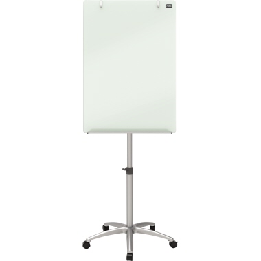 Flipchart Nobo 1903949 Glasboard mobil 4mm Glas, Metallablage, 5 Rollen