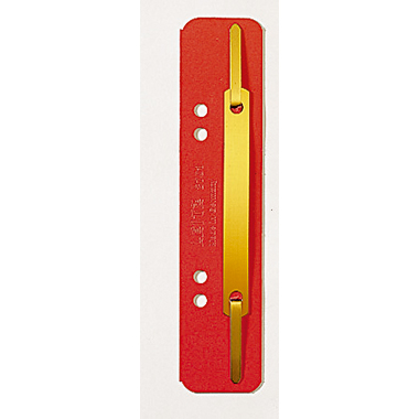 Heftstreifen Leitz 3701 Karton rot Metalldeckleiste
