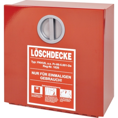 Behälter für Löschdecke 300x300x125mm Wand En Leer Metall