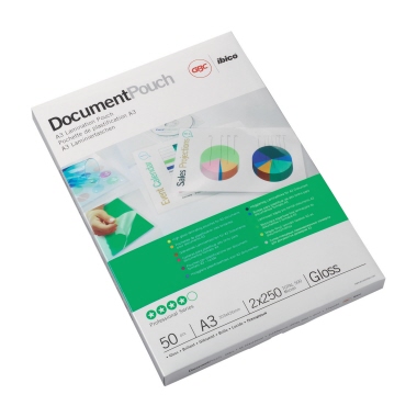 Folientasche GBC A3 303X426mm 250my glänzend 50 St/Pack DocumentPouch