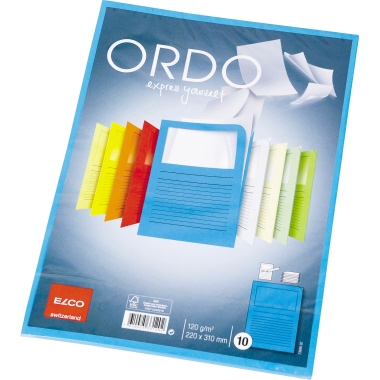 Sichtmappe Elco Ordo 73695 A4 blau 