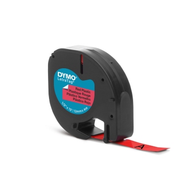 Schriftband DYMO® 91223 Letra Tag 91223 rot Kunststoff