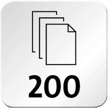 Blocklocher Novus B2200 lichtgrau bis 200 Blatt