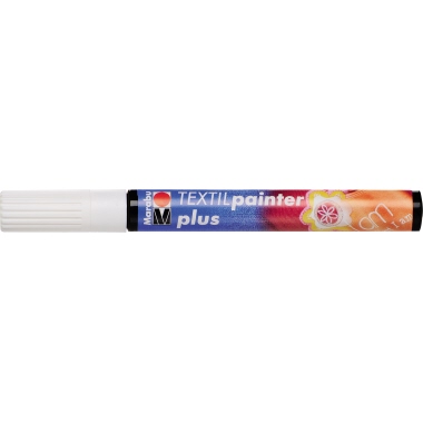 Textilmarker Marabu weiß 3mm Painter Plus Rundspitze